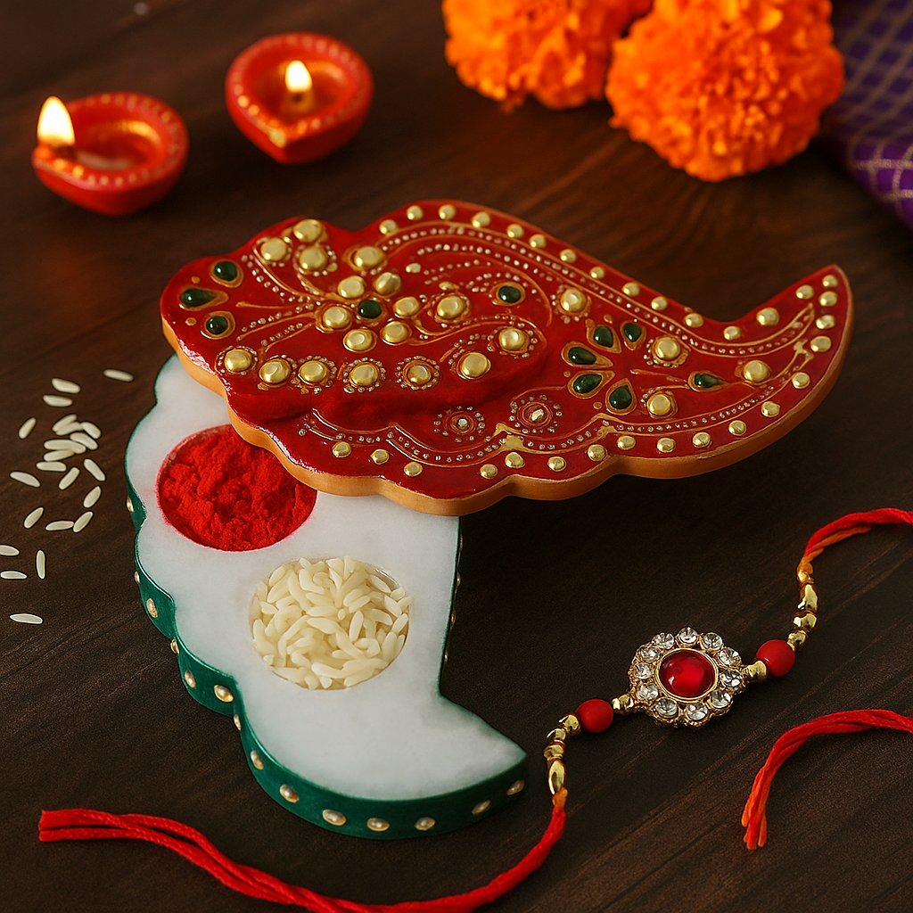 handcrafted marble pooja chopra