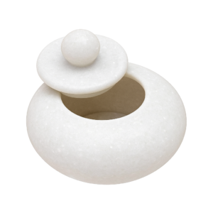 white marble kumkum box