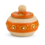 Handcrafted Marble Kumkum Holder - Image 2