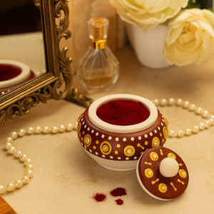 Handcrafted Marble Kumkum Dani