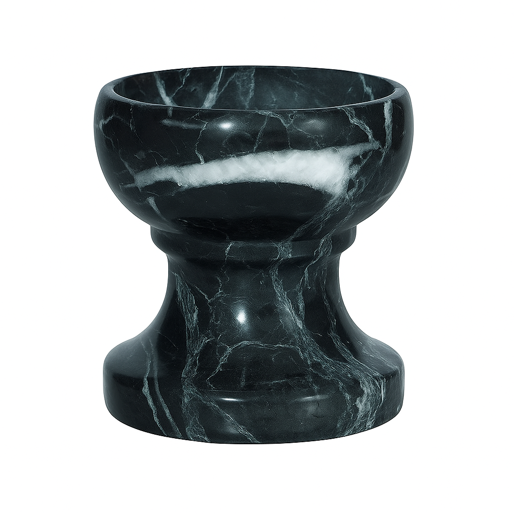 black & white marble diya